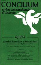 Concilium 6/1974
